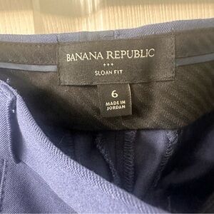 Banana Republic blue Sloan Fit Trousers